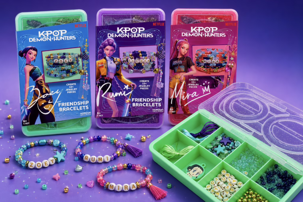 Kpop Demon Hunters Friendship Bracelet Kit 3-Pack