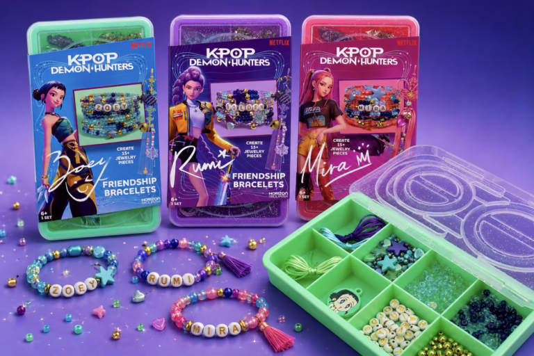 Kpop Demon Hunters Friendship Bracelet Kit 3-Pack