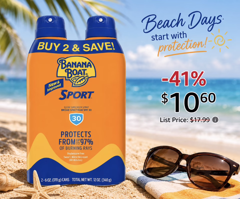Banana Boat 2-pack!