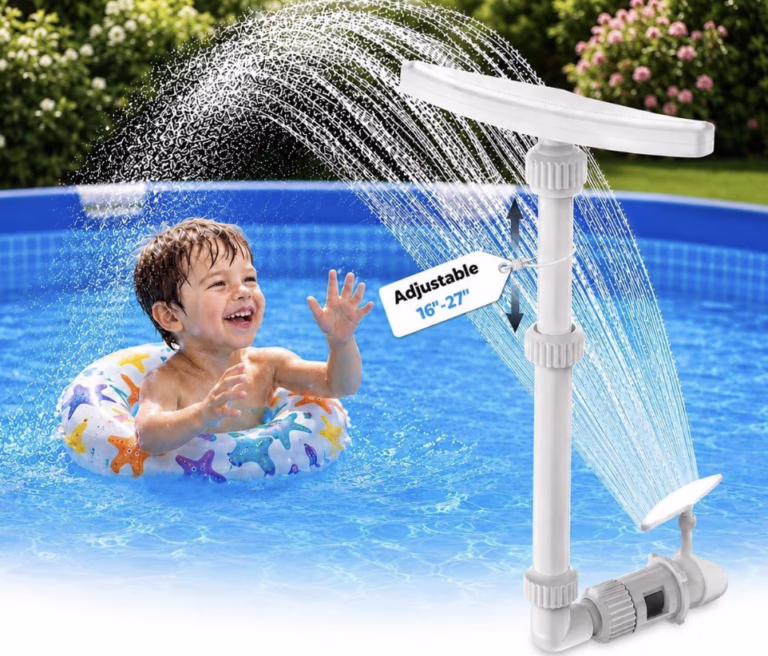 Pool fountain!