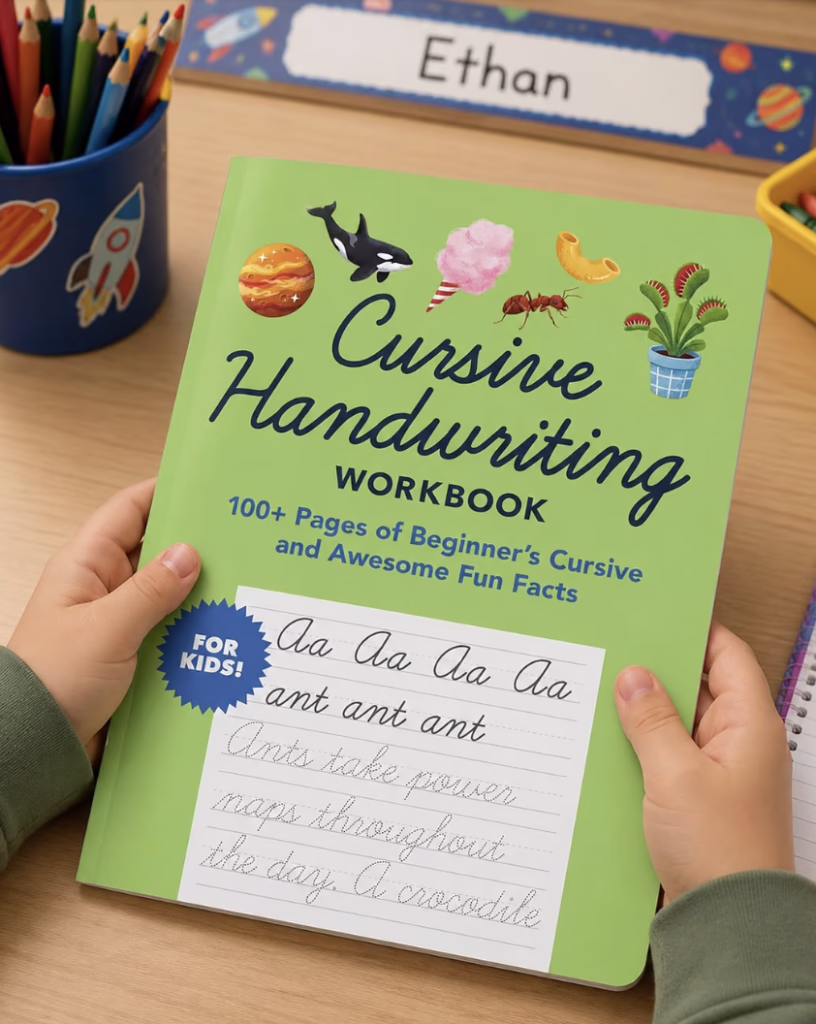 Cursive writing book!