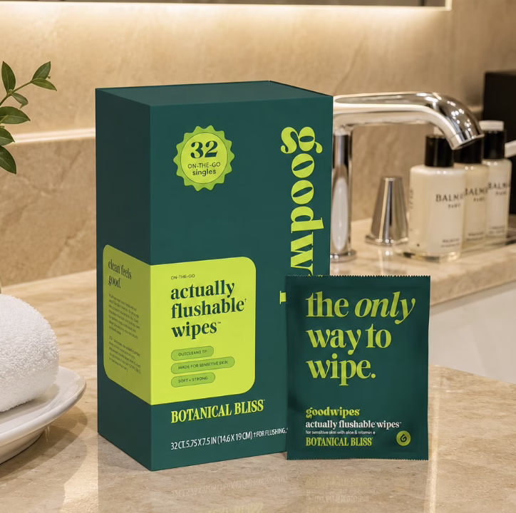 Travel wipes!