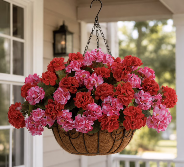 Hanging flowers!