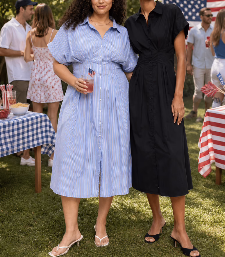 Midi Shirt Dress