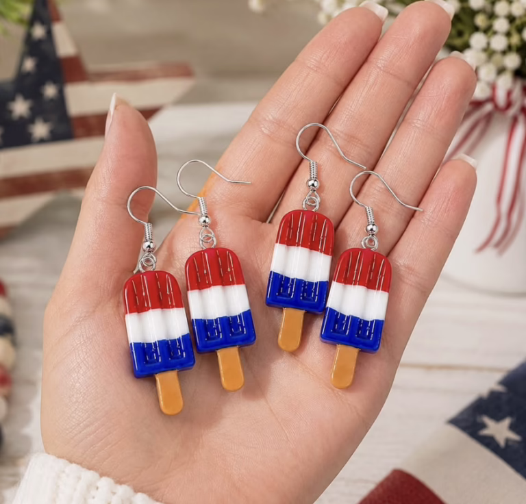 Popsicle earrings!