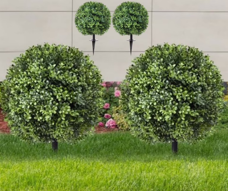 Set of 2 Topiary Bushes