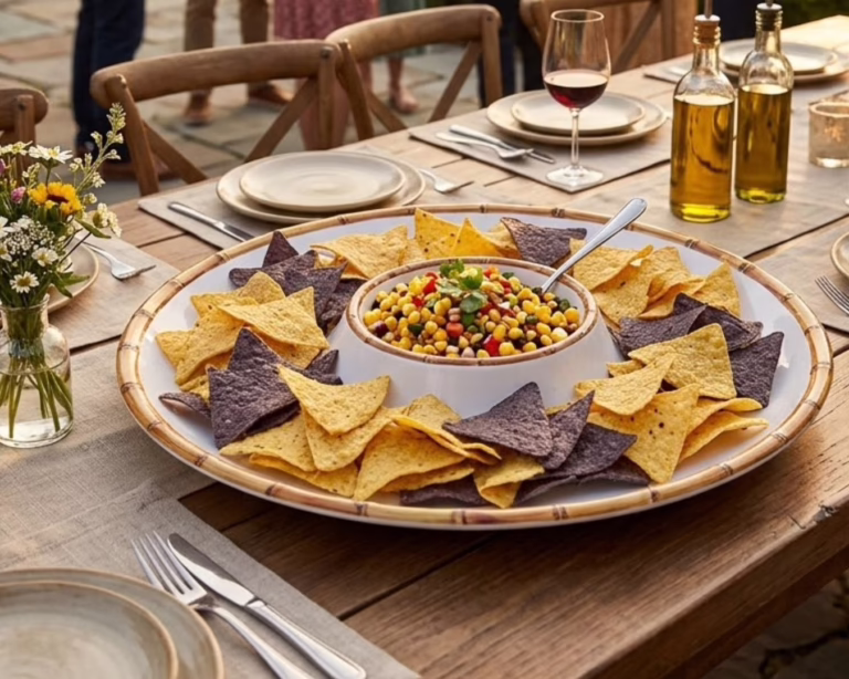 Bamboo Chip n Dip Bowl