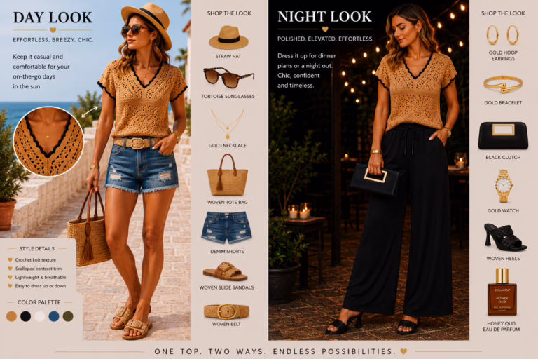 🤎 One Top, Two Looks