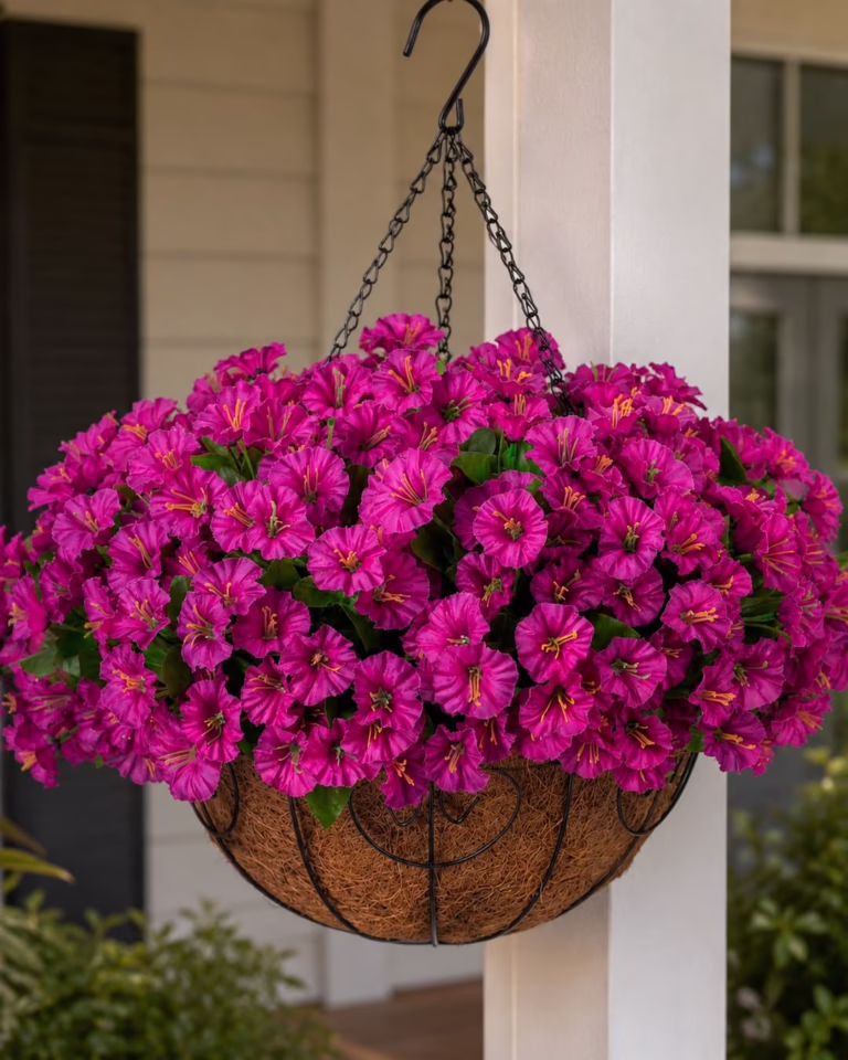 Hanging flowers!