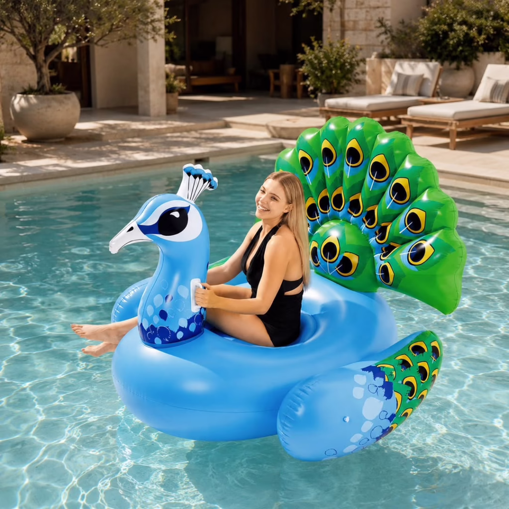 Peacock Pool Float