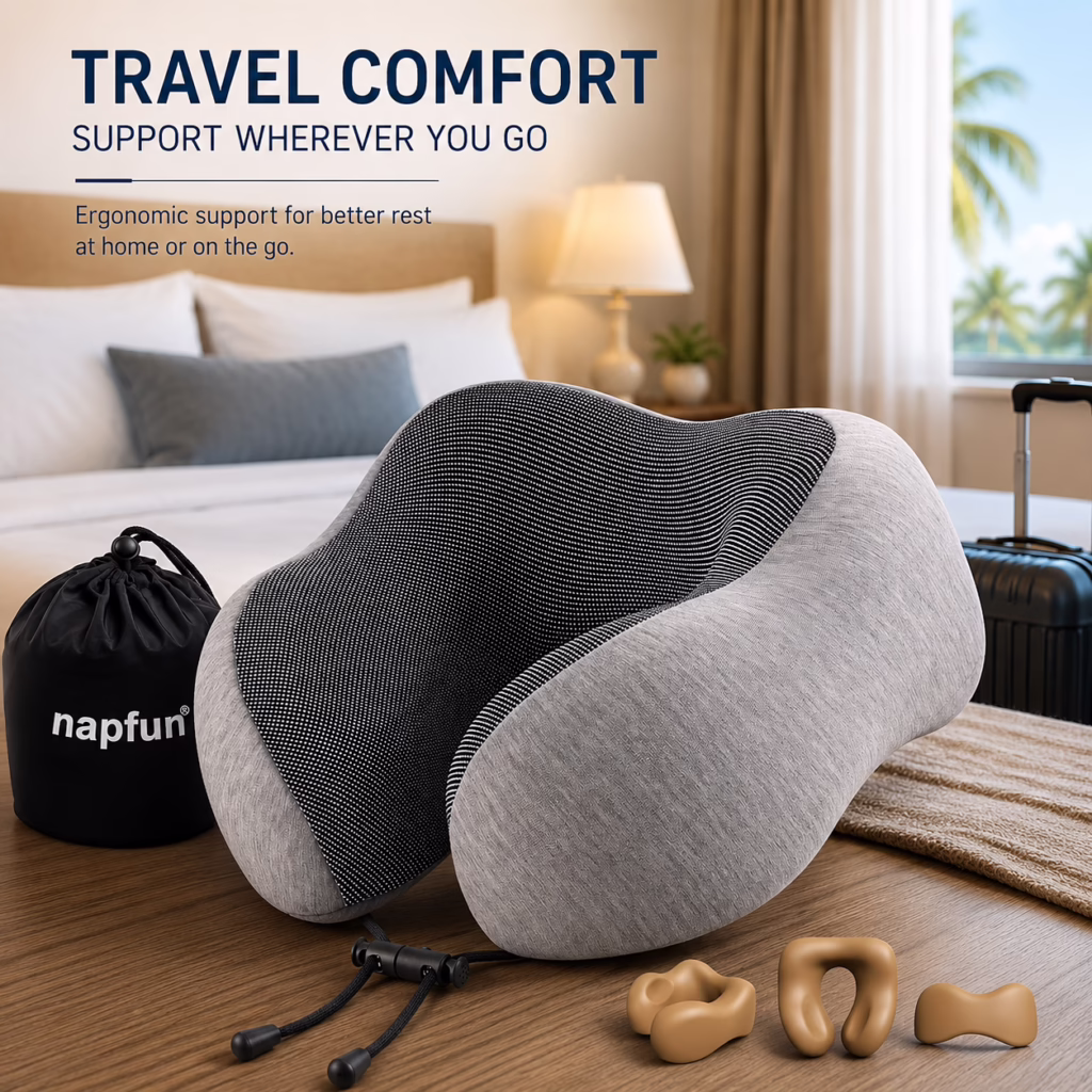 ✈️ Memory Foam Pillow