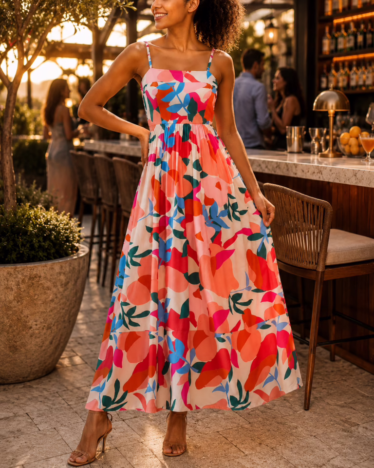 “Pretty” Floral Maxi