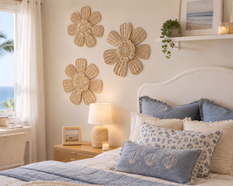 Rattan Wall Flowers