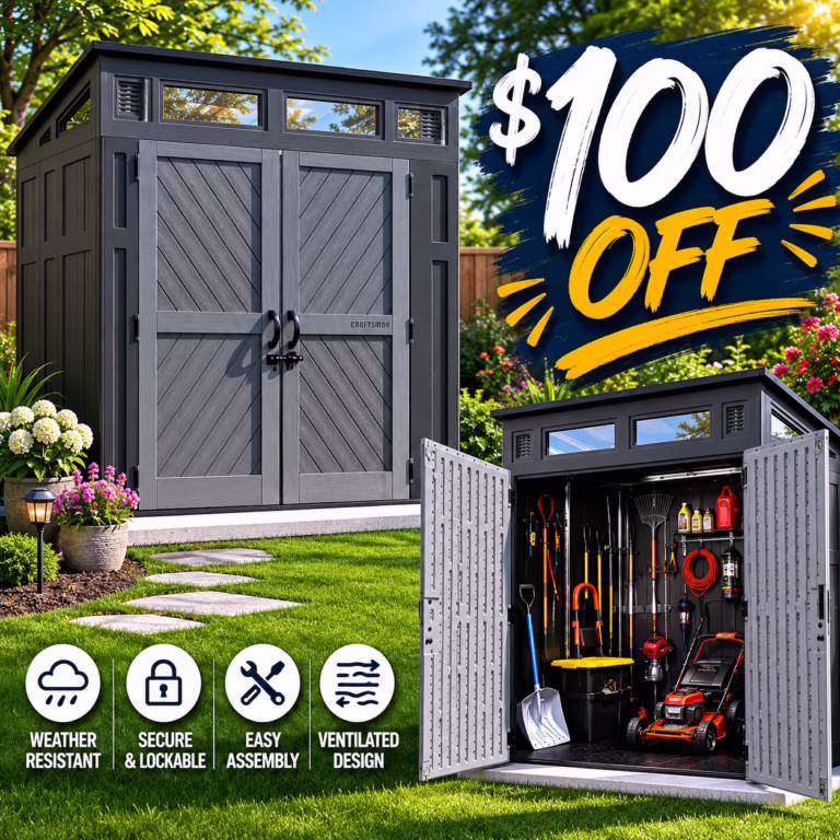 🏡 Backyard Storage Upgrade ✨