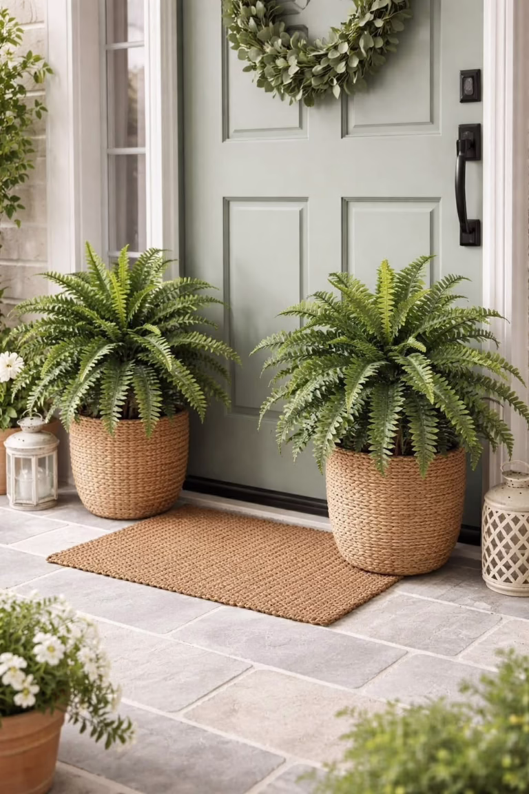 Faux Boston Ferns