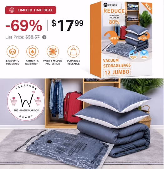 GONGSHI Vacuum Storage Bags