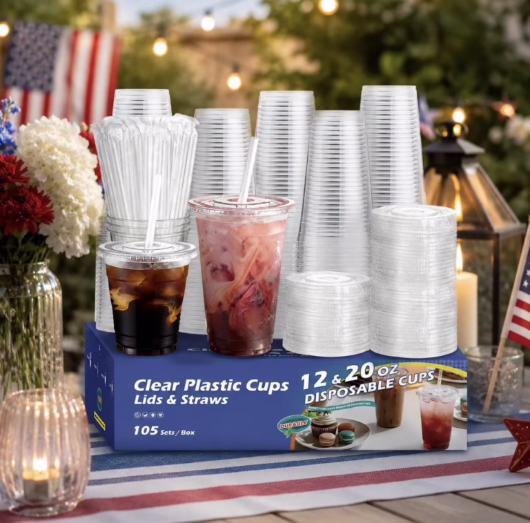 Clear Tumblers with Lids
