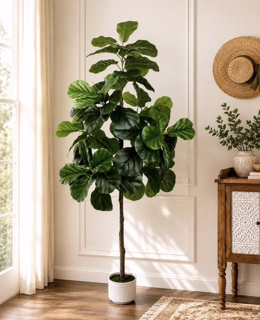 faux Fiddle Leaf Fig tree
