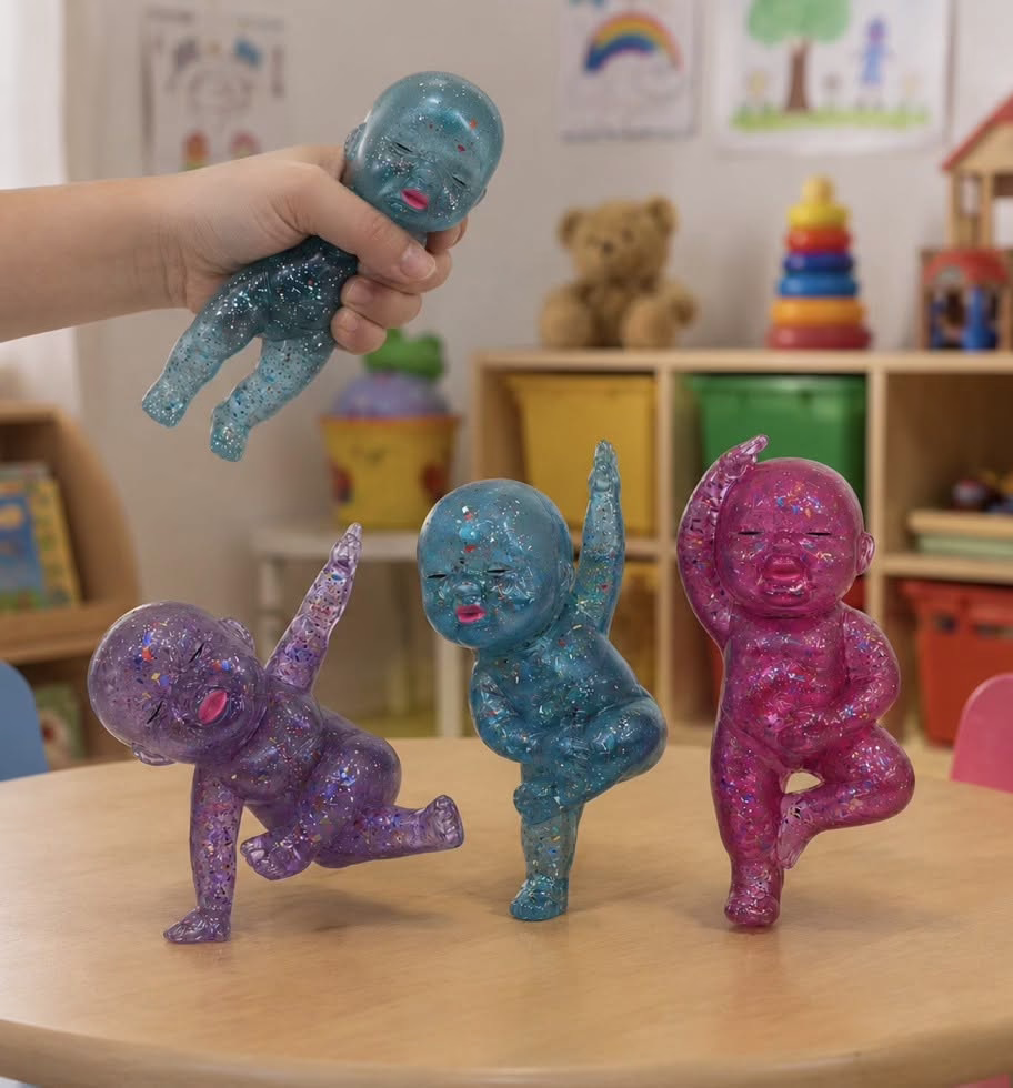 Glitter Squishy Dolls