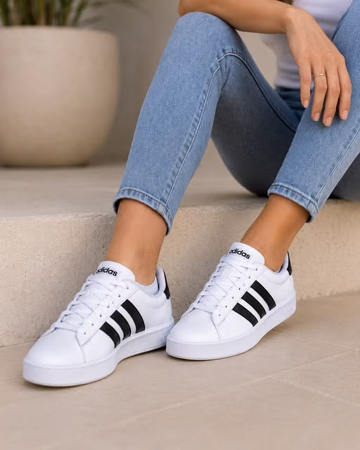 adidas Women’s Grand Court 3.0 Lace Up Sneakers