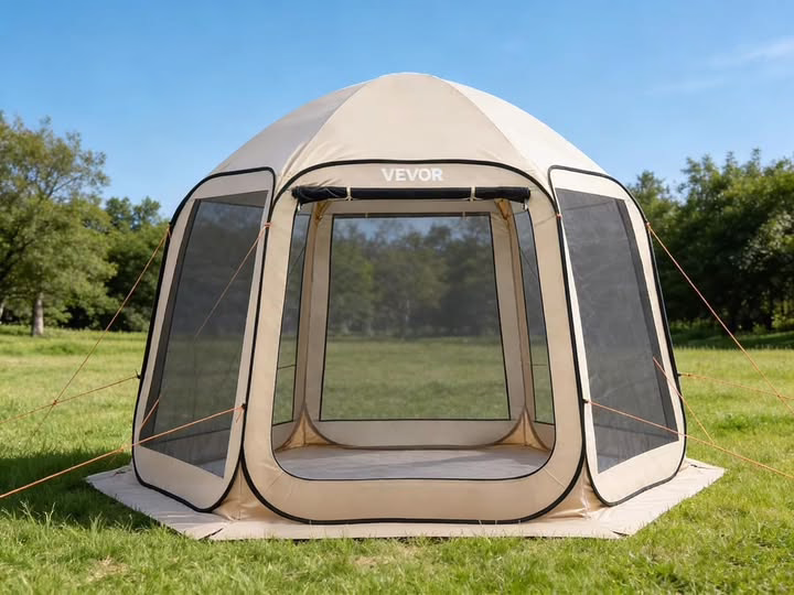 8-Person Pop-up Screen House Tent