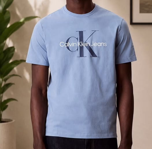 Calvin Klein Men’s Monogram Logo Crewneck T-Shirt