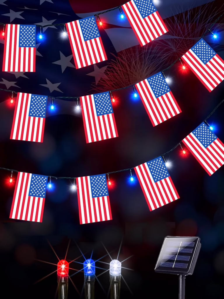 Solar Flag Lights