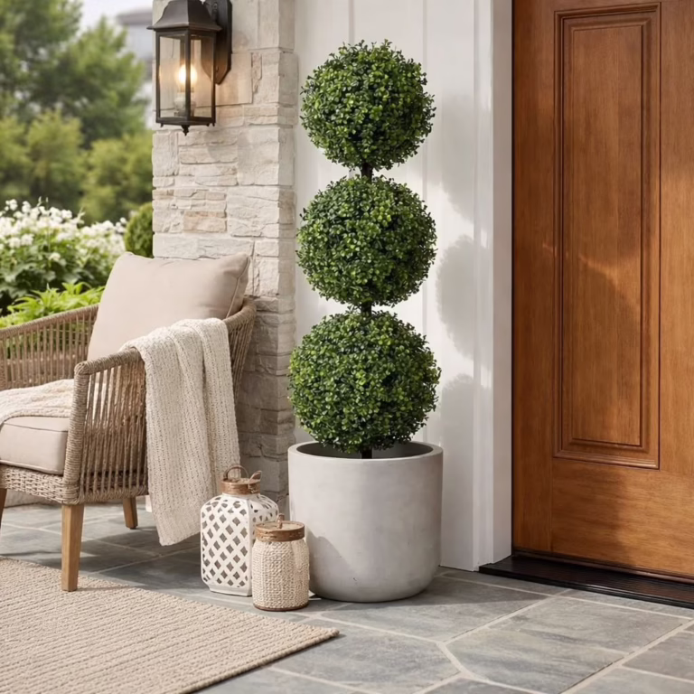 Nearly Natural 36in boxwood topiary tree