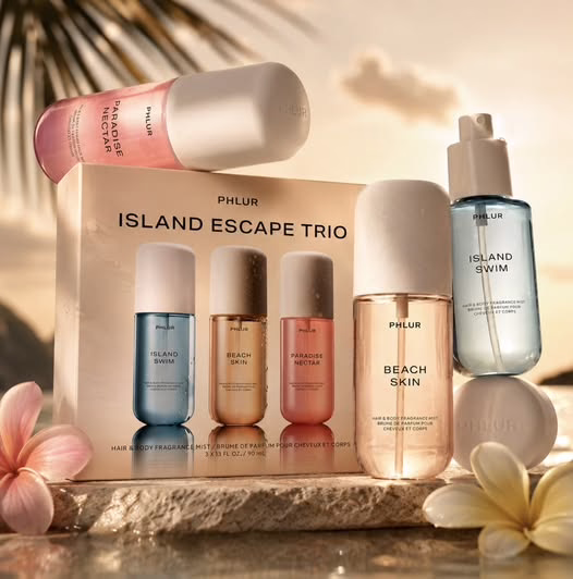 PHLUR Island Escape Body Mist Set