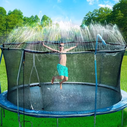 Trampoline Sprinkler!