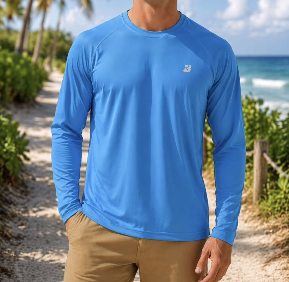 Roadbox Men’s UPF 50+ UV Sun Protection Shirt