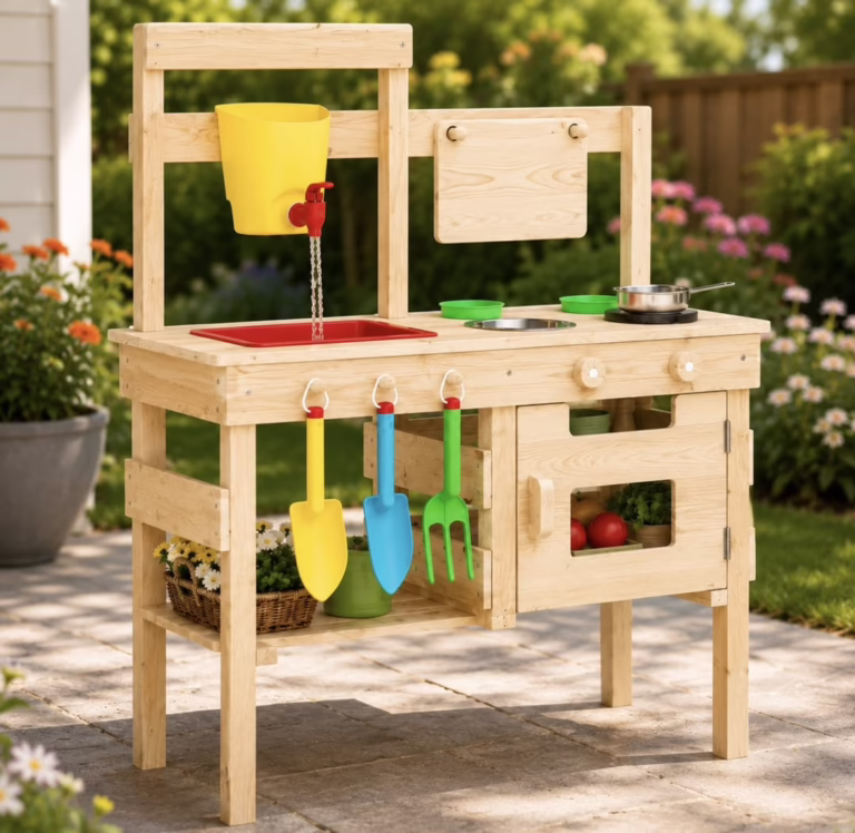 Wooden Outdoor Mud Kitchen