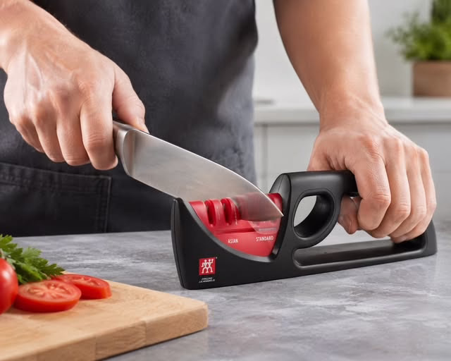 4-Stage Pull Through Knife Sharpener