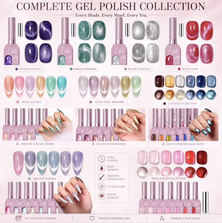 Cat Eye Gel Nail Polish Set