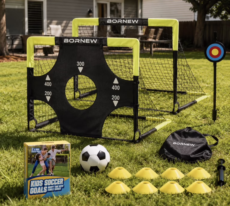 Kid Soccer Goal & Soccer Ball Targets Set