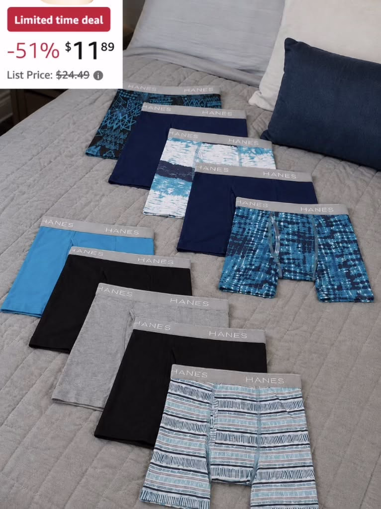 Hanes boxers!