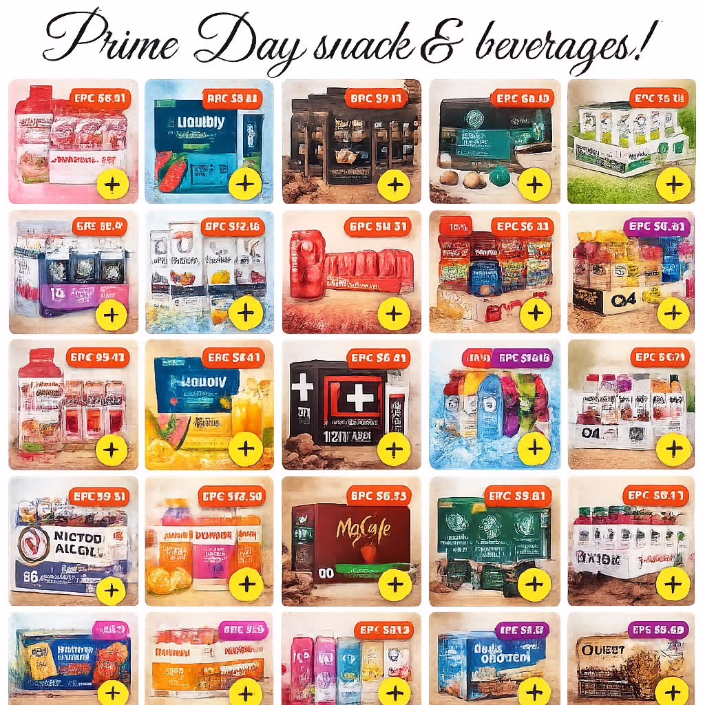 Prime Day Snack and Beverages!
