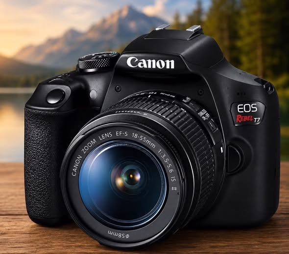Canon EOS Rebel T7 DSLR Camera