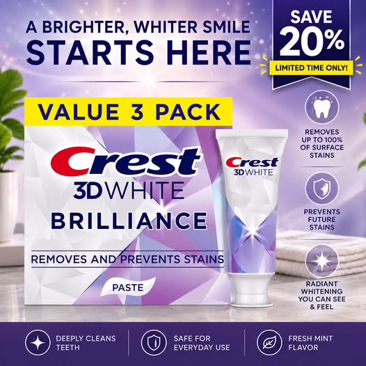 Crest 3D White Brilliance Toothpaste