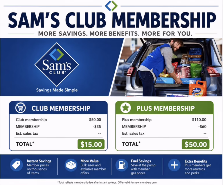 Sam’s Club membership