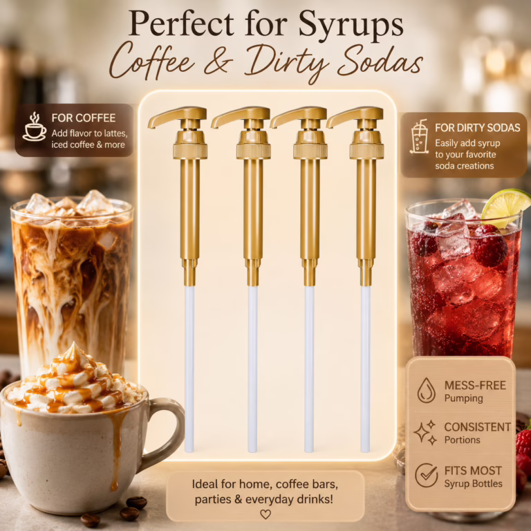 4 Pumps for Syrups