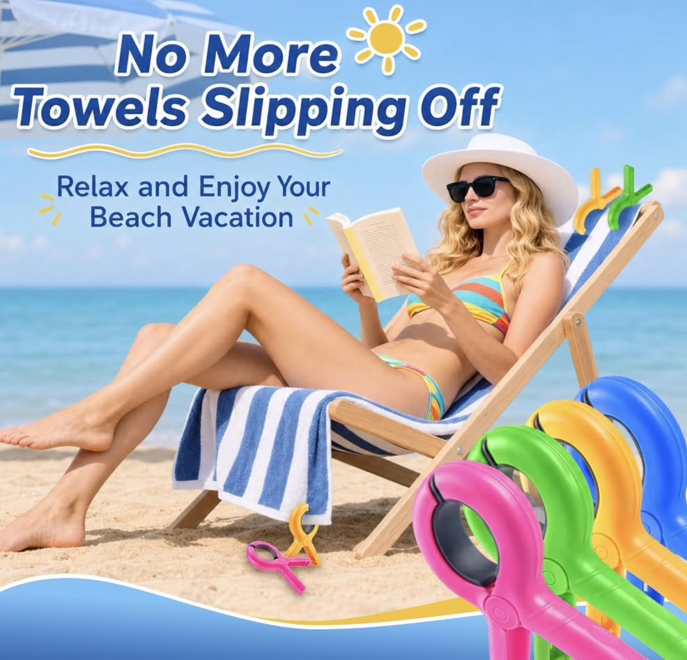 Beach Chair Towel Clips