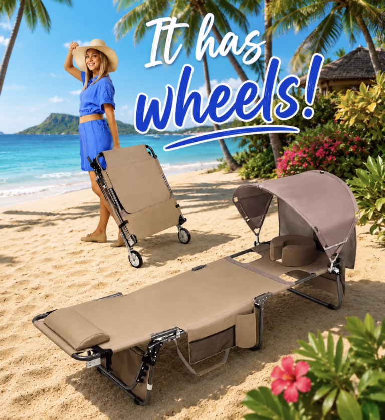 Wheel-To-Go Tanning Chair