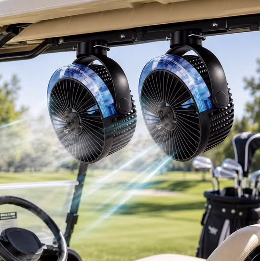 Magnetic Golf Cart Fan