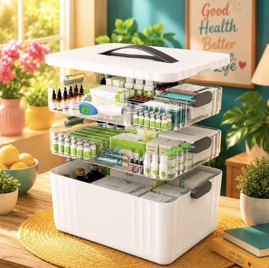 Three Tier Medicine Organizer