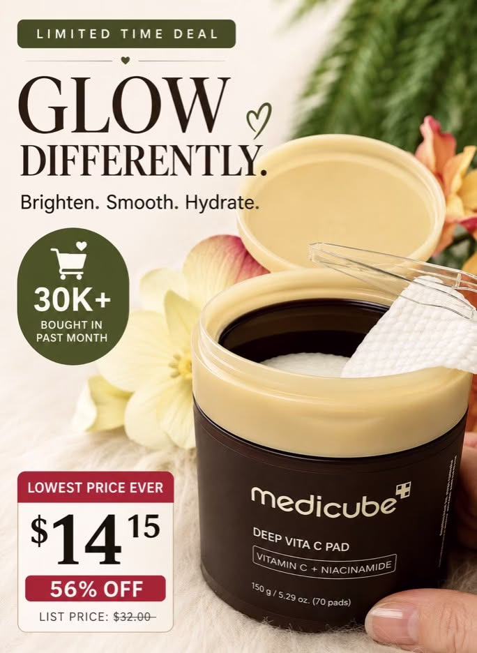 Medicube Deep Vita C Facial Pads