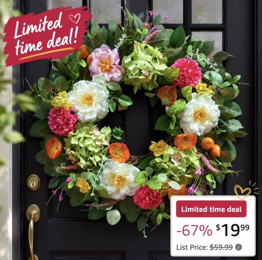 Beautiful Faux Wreath