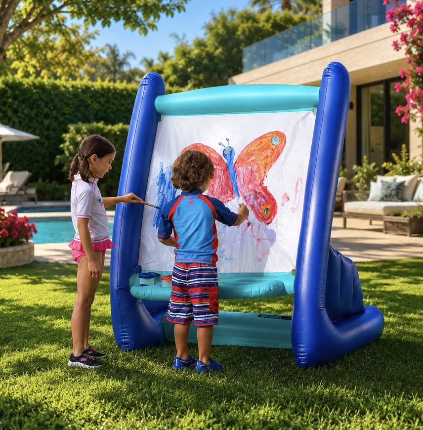Hearthsong Inflatable Kids Art Easel