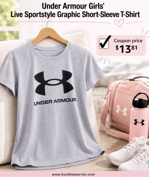 Under Armour Girls’ Live Sportstyle Graphic Short-Sleeve T-Shirt