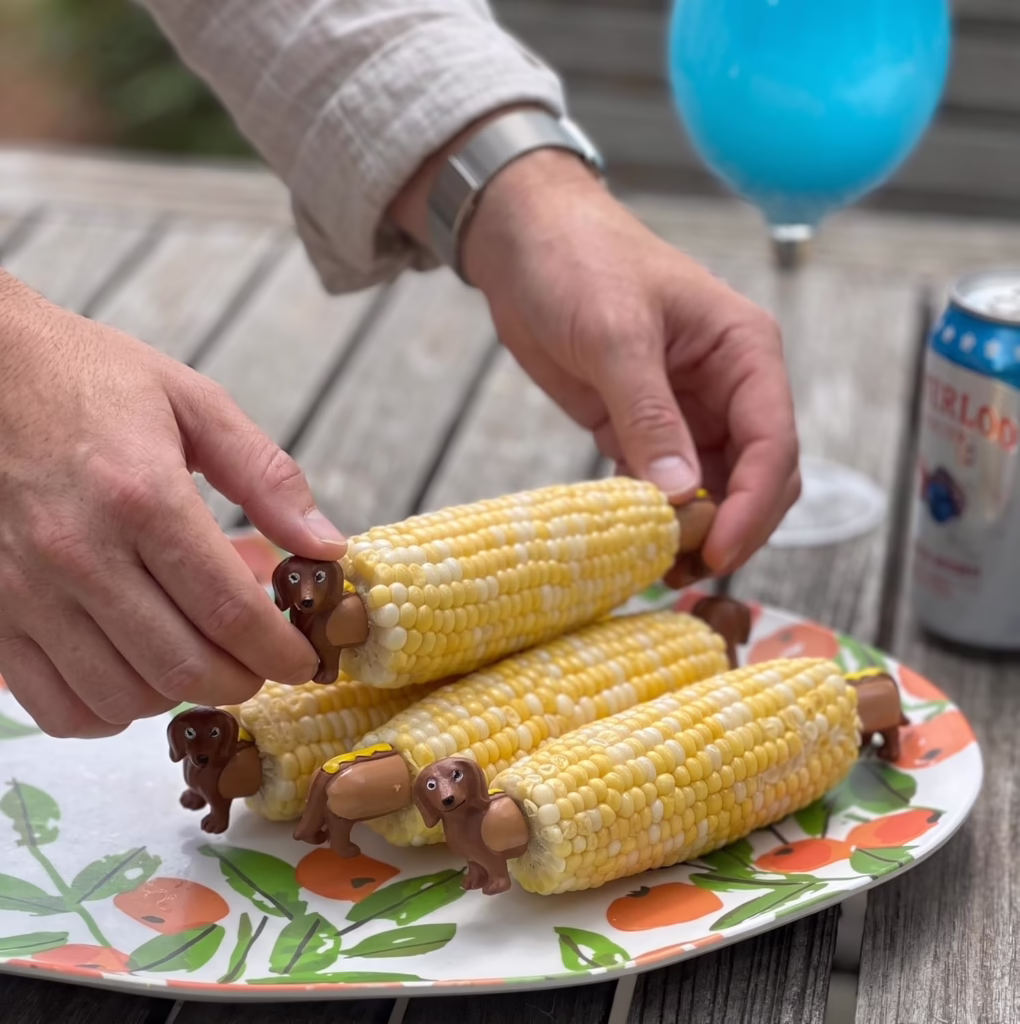 Daschund Corn Holders